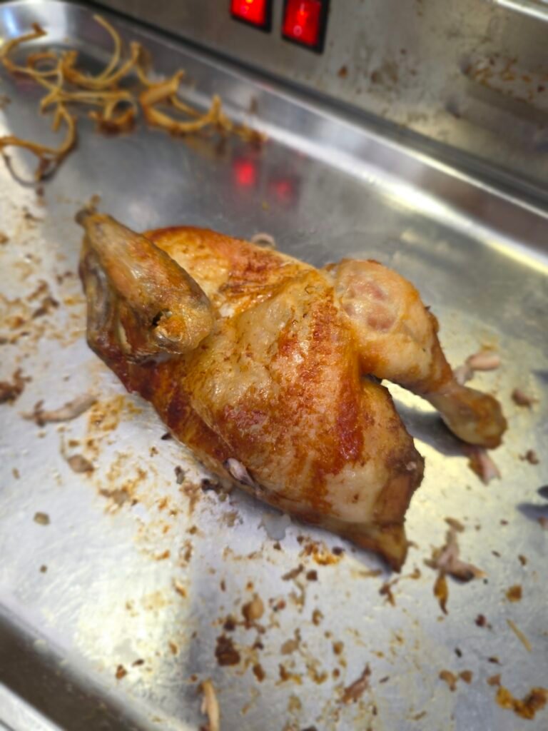 Pollo asado en la cocina de Piko Riko